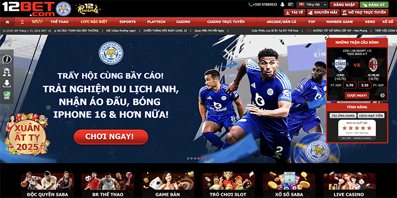 12BET giao diện